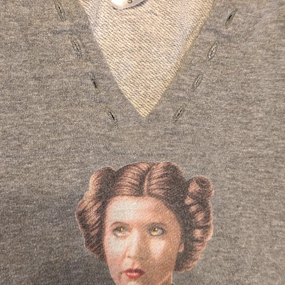 Star wars long sleeve sweatshirt v neck girls run galaxy girl power fandom nerd - Picture 2 of 7